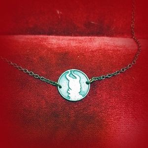 Maleficent Token Necklace